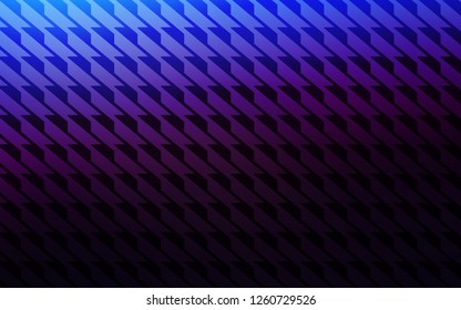 Dark Pink, Blue vector cover with stright stripes. Shining colored illustration with sharp stripes. Pattern for your busines websites.