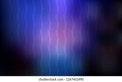 Dark Pink, Blue vector cover with stright stripes. Decorative shining illustration with lines on abstract template. Pattern for your busines websites.