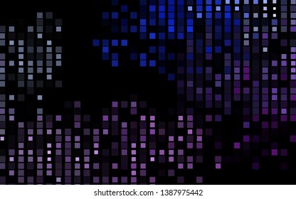 Dark Pink, Blue vector cover in polygonal style. Illustration with set of colorful rectangles. Smart design for your business advert.