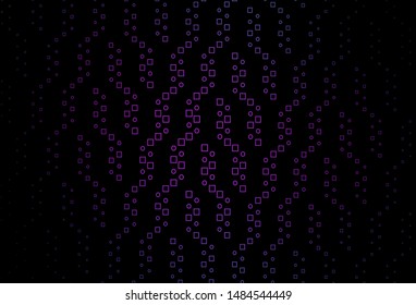 Dark Pink, Blue vector cover with polygonal style. Glitter abstract illustration with rectangular shapes. Pattern for busines booklets, leaflets.