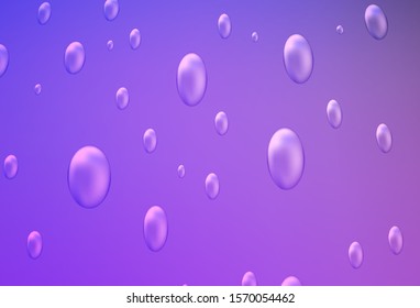 Dark Pink, Blue vector cover with spots. Abstract illustration with colored bubbles in nature style. Completely new template for your brand book.