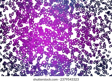 Dark Pink, Blue vector cover with spots. Abstract illustration with colored bubbles in nature style. Pattern for beautiful websites.