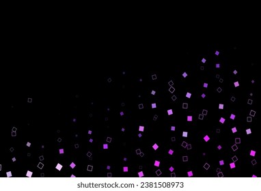 Tapa vectorial rosa oscuro, azul con estilo poligonal. Diseño decorativo de estilo abstracto con rectángulos. Patrón de folletos y volantes para empresas.