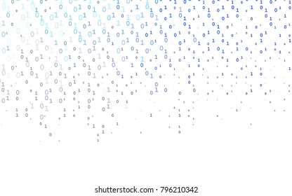 Dark Pink, Blue vector cover with mathematic symbols. Abstract illustration with colored algebra signs. The pattern can be used as ads, poster, banner for books.