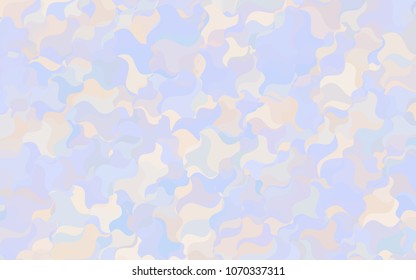 Dark Pink, Blue vector crooked abstract background. A sample with blurred shapes. A completely new design for your business.