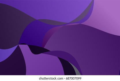 Dark Pink, Blue vector crooked abstract background. Shining illustration, which consist of blurred lines. The best blurred design for your business.