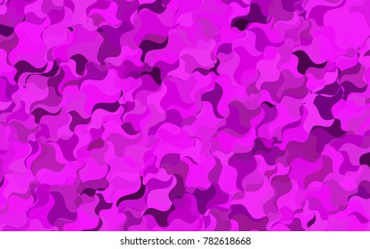 Dark Pink, Blue vector crooked abstract template. Shining crooked illustration in a brand-new style. Brand-new style for your business design.