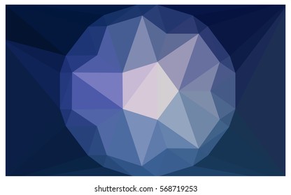 Dark Pink Blue vector diamond Pattern. Geometric Gemstone sample. Repeating template with a gem in center. Jewelry gems texture for your design. Pattern can be used for background.