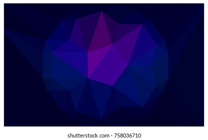 Dark Pink, Blue vector diamond Pattern. Geometric Gemstone sample. Repeating template with a gem in center. Jewelry gems texture for your design. Pattern can be used for background.