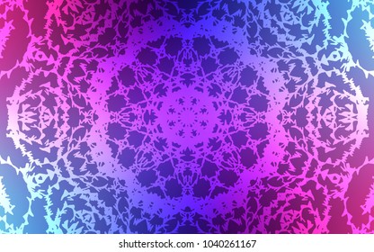 Dark Pink, Blue vector doodle bright template. Sketchy doodles drawn by child on blurred background. The elegant pattern can be used as a part of a brand book.