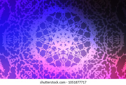 Dark Pink, Blue vector doodle bright pattern. An elegant bright illustration with lines drawn by child in Natural style. The completely new template can be used for your brand book.
