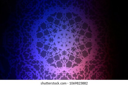 Dark Pink, Blue vector doodle blurred template. Glitter abstract illustration with doodles and lines drawn by child. A completely new template for your business design.