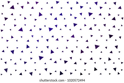 Dark Pink, Blue vector geometric simple minimalistic background, which consist of triangles on white background. Triangular pattern with gradient for your business design. 