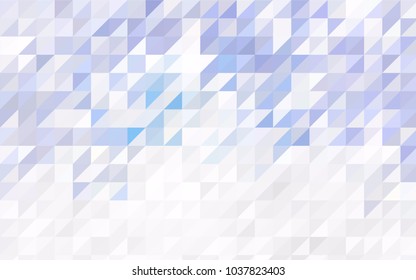 Dark Pink, Blue vector geometric simple minimalistic background, which consist of triangles on white background. Triangular pattern with gradient for your business design. 