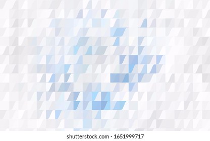Dark Pink, Blue vector geometric simple minimalistic background, which consist of triangles on white background. Triangular pattern with gradient for your business design.