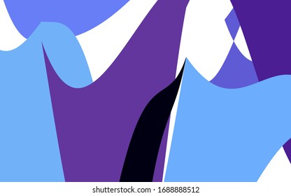 Dark Pink, Blue vector geometric simple minimalistic background, which consist of triangles on white background. Triangular pattern with gradient for your business design.
