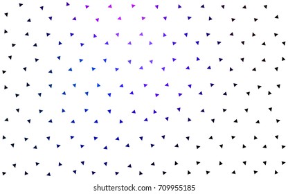 Dark Pink, Blue vector geometric simple minimalistic background, which consist of triangles on white background. Triangular pattern with gradient for your business design. 