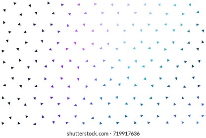 Dark Pink, Blue vector geometric simple minimalistic background, which consist of triangles on white background. Triangular pattern with gradient for your business design. 