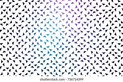 Dark Pink, Blue vector geometric simple minimalistic background, which consist of triangles on white background. Triangular pattern with gradient for your business design. 