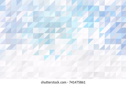 Dark Pink, Blue vector geometric simple minimalistic background, which consist of triangles on white background. Triangular pattern with gradient for your business design. 