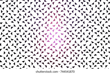 Dark Pink, Blue vector geometric simple minimalistic background, which consist of triangles on white background. Triangular pattern with gradient for your business design. 