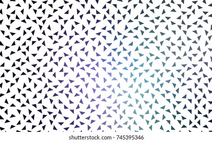 Dark Pink, Blue vector geometric simple minimalistic background, which consist of triangles on white background. Triangular pattern with gradient for your business design. 