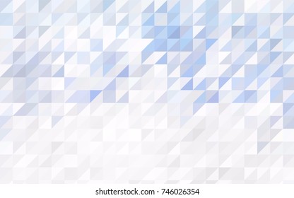 Dark Pink, Blue vector geometric simple minimalistic background, which consist of triangles on white background. Triangular pattern with gradient for your business design. 