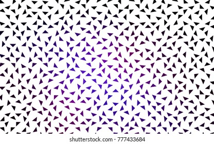 Dark Pink, Blue vector geometric simple minimalistic background, which consist of triangles on white background. Triangular pattern with gradient for your business design. 
