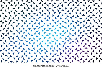 Dark Pink, Blue vector geometric simple minimalistic background, which consist of triangles on white background. Triangular pattern with gradient for your business design. 