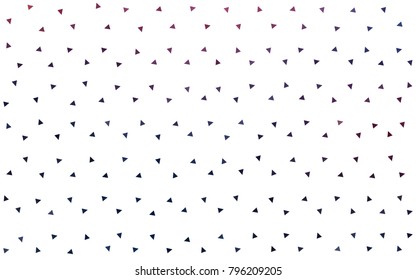 Dark Pink, Blue vector geometric simple minimalistic background, which consist of triangles on white background. Triangular pattern with gradient for your business design. 