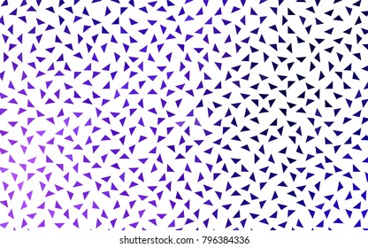 Dark Pink, Blue vector geometric simple minimalistic background, which consist of triangles on white background. Triangular pattern with gradient for your business design. 