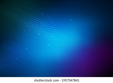 Dark Pink, Blue vector Glitter abstract illustration with blurred drops of rain. Glitter abstract illustration with blurred drops of rain. Elegant design for wallpapers.