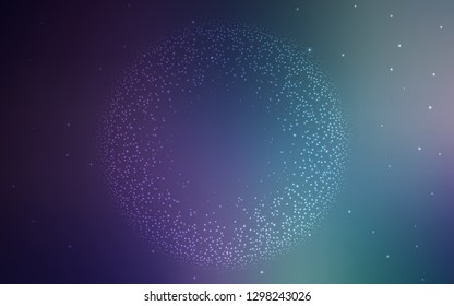 Dark Pink, Blue vector glossy abstract layout. Colorful illustration in abstract style with gradient. Smart design for your work.