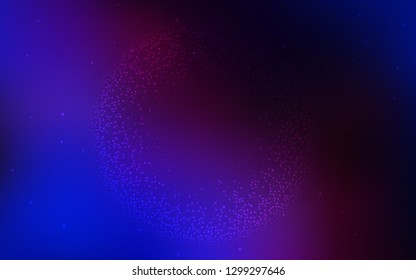 Dark Pink, Blue vector glossy abstract background. Modern abstract illustration with gradient. Smart design for your work.