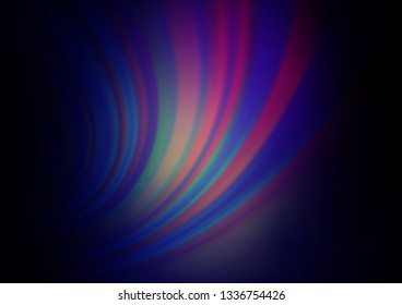 Dark Pink, Blue vector glossy bokeh pattern. An elegant bright illustration with gradient. A completely new template for your design.