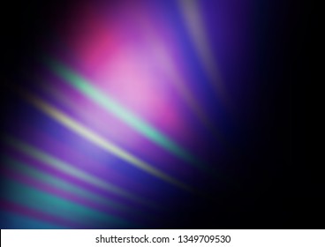 Dark Pink, Blue vector glossy abstract template. Creative illustration in halftone style with gradient. The blurred design can be used for your web site.