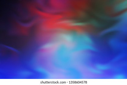 Dark Pink, Blue vector glossy abstract background. A completely new colored illustration in blur style. New way of your design.