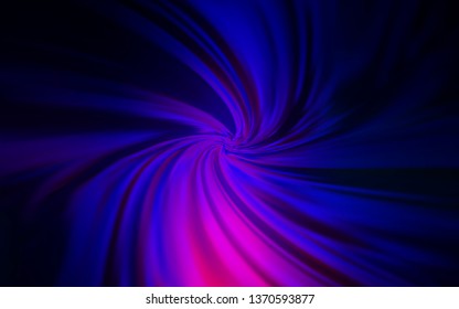 Dark Pink, Blue vector glossy abstract backdrop. Abstract colorful illustration with gradient. New way of your design.