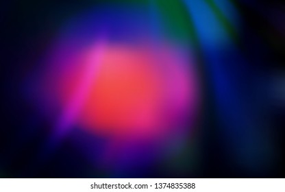 Dark Pink, Blue vector glossy abstract backdrop. Shining colored illustration in smart style. New style design for your brand book.
