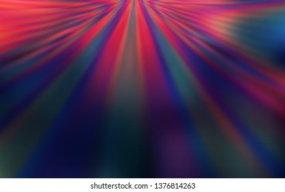 Dark Pink, Blue vector glossy abstract layout. Colorful abstract illustration with gradient. New way of your design.