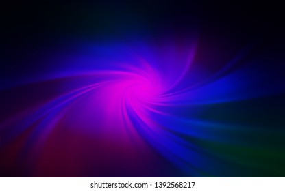 Dark Pink, Blue vector glossy abstract layout. Colorful illustration in abstract style with gradient. Smart design for your work.