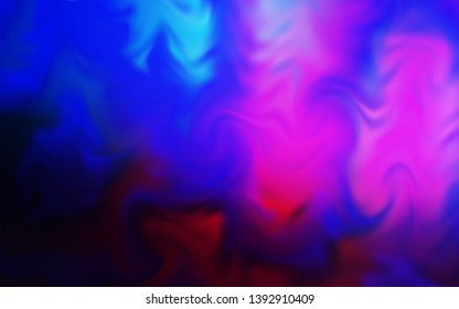Dark Pink, Blue vector glossy abstract backdrop. Modern abstract illustration with gradient. Background for designs.