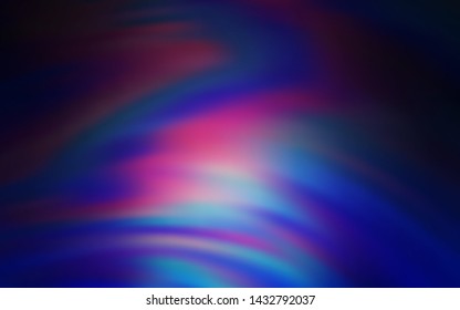 Dark Pink, Blue vector glossy abstract layout. Modern abstract illustration with gradient. New design for your business.