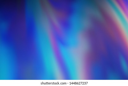 Dark Pink, Blue vector glossy abstract background. Abstract colorful illustration with gradient. New style for your business design.