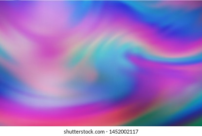 Dark Pink, Blue vector glossy abstract backdrop. Glitter abstract illustration with gradient design. The best blurred design for your business.