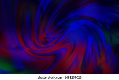 Dark Pink, Blue vector glossy abstract backdrop. Glitter abstract illustration with gradient design. Smart design for your work.