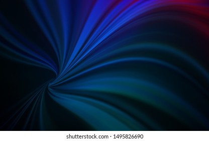 Dark Pink, Blue vector glossy abstract layout. Glitter abstract illustration with gradient design. Blurred design for your web site.