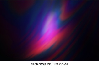 Dark Pink, Blue vector glossy abstract background. Colorful abstract illustration with gradient. Completely new design for your business.