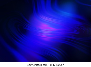 Dark Pink, Blue vector glossy abstract layout. Modern abstract illustration with gradient. Completely new design for your business.