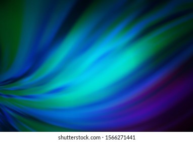 Dark Pink, Blue vector glossy abstract backdrop. Glitter abstract illustration with gradient design. The best blurred design for your business.
